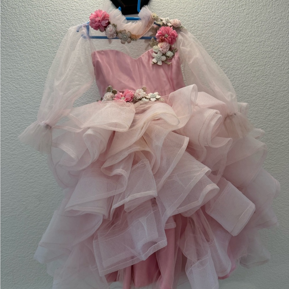 Floral Pink Kids Costume